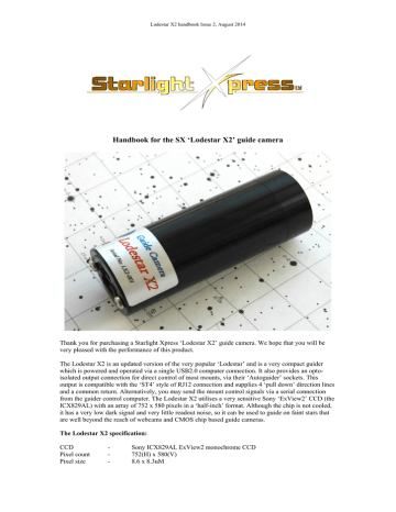 Lodestar X2 Handbook Manualzz
