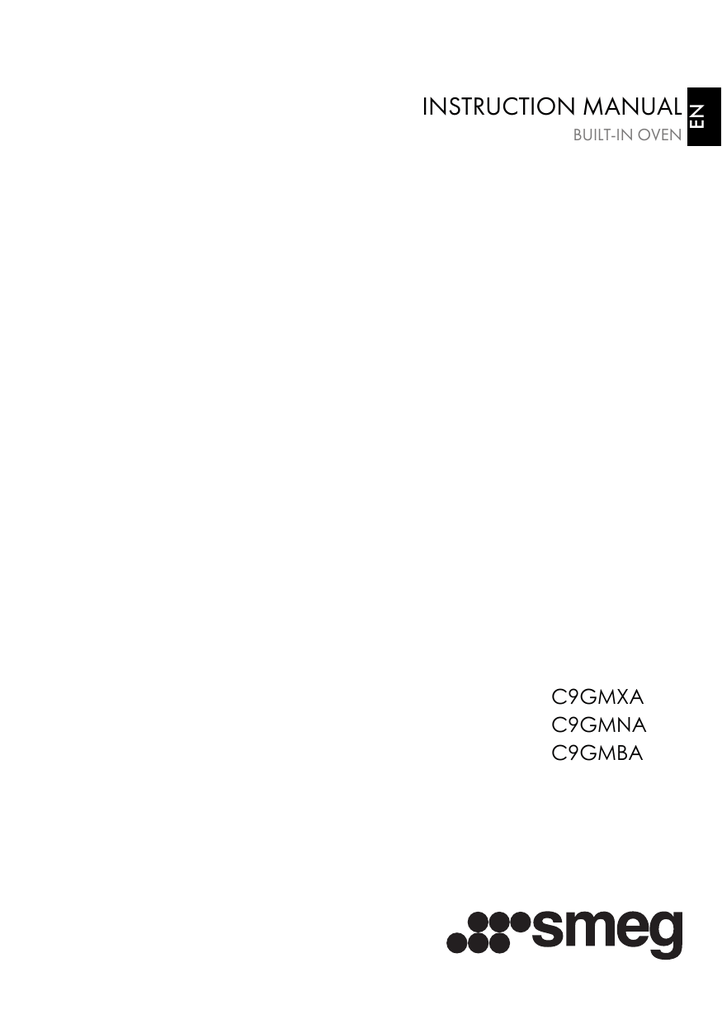 Smeg Freestanding Dual Fuel Oven/Stove User Manual Manualzz