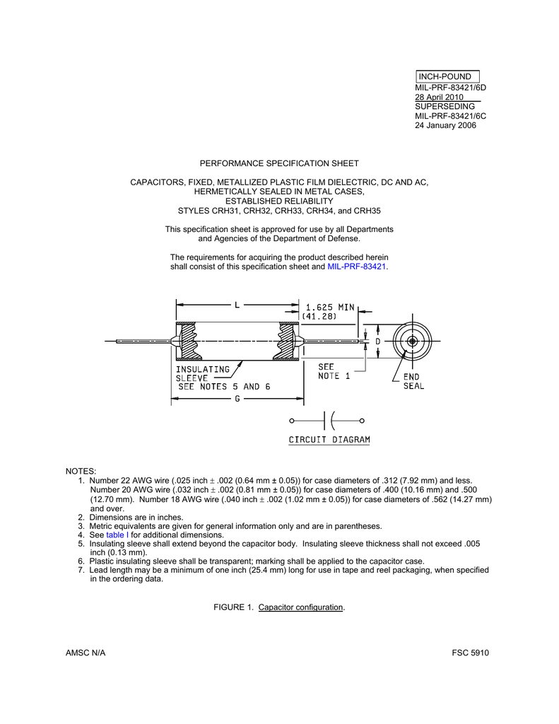datasheet for M83421/06 | Manualzz