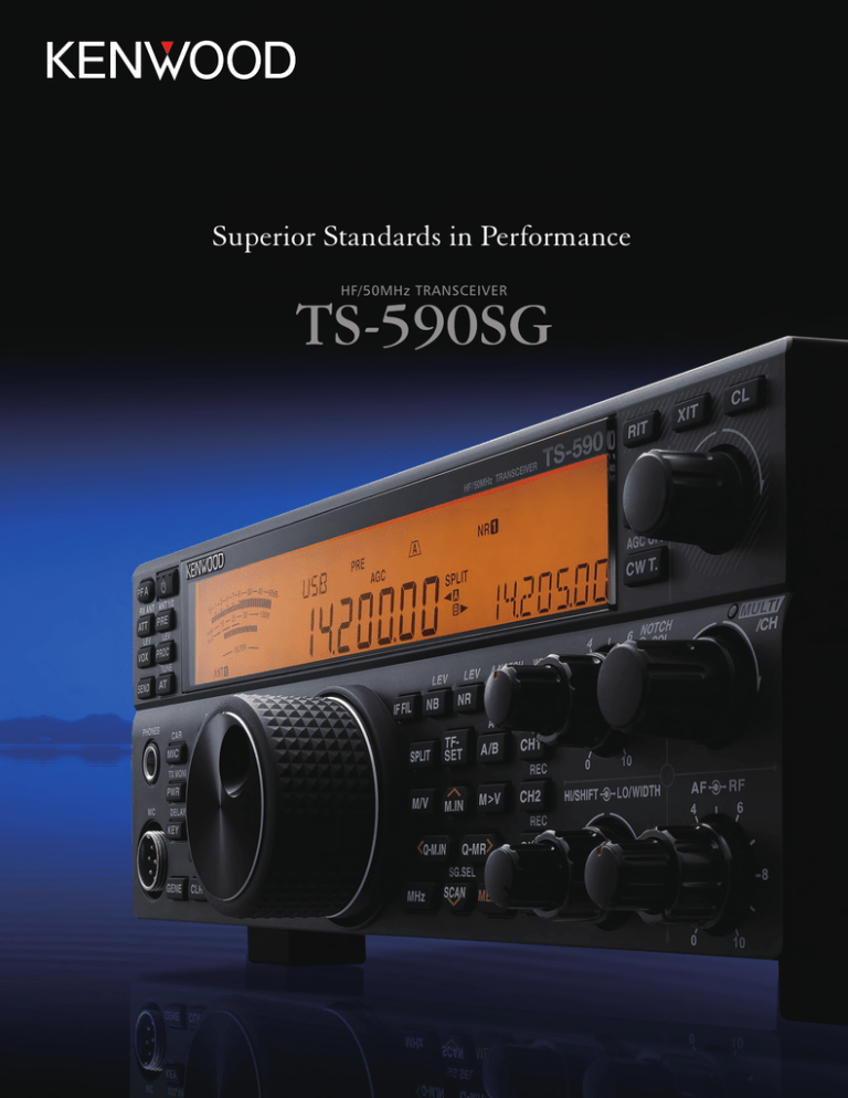 Kenwood TS590SG Spec Sheet Manualzz