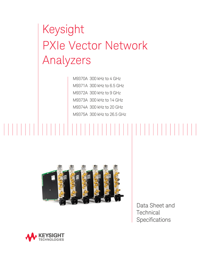 Keysight PXIe Vector Network Analyzers Manualzz