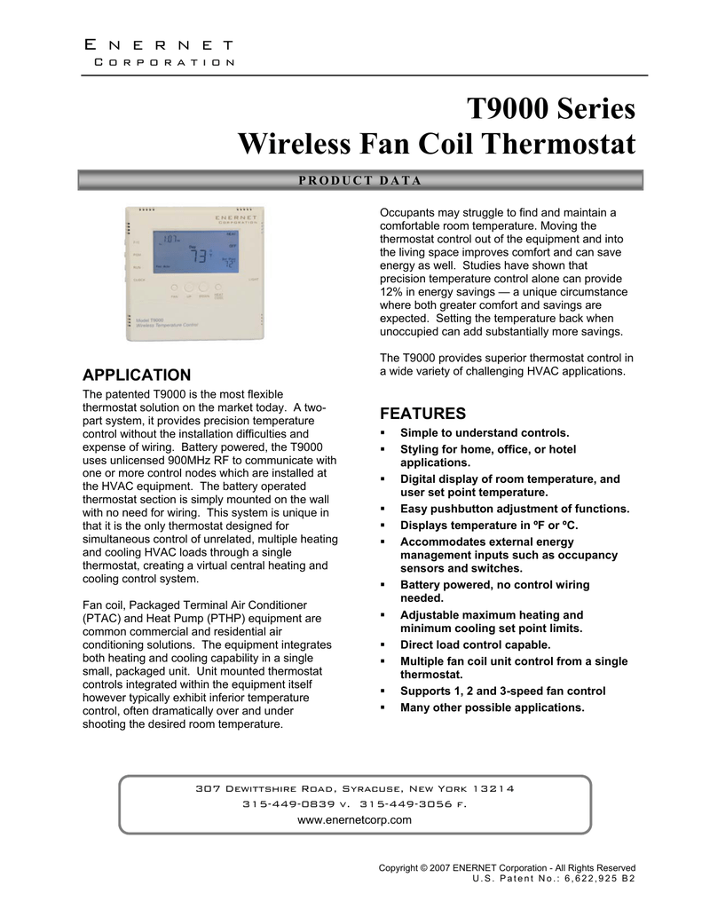 Fan Coil Application Manualzz Com