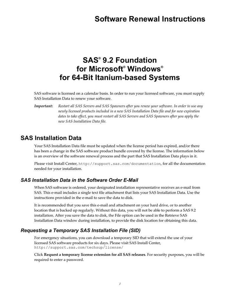 how to download sas on 64 bit