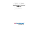 Single Knife Edge Door RCM Maintenance Guide