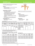 Emerson Climate Technologies HF Series Thermal Expansion Valves Datasheet