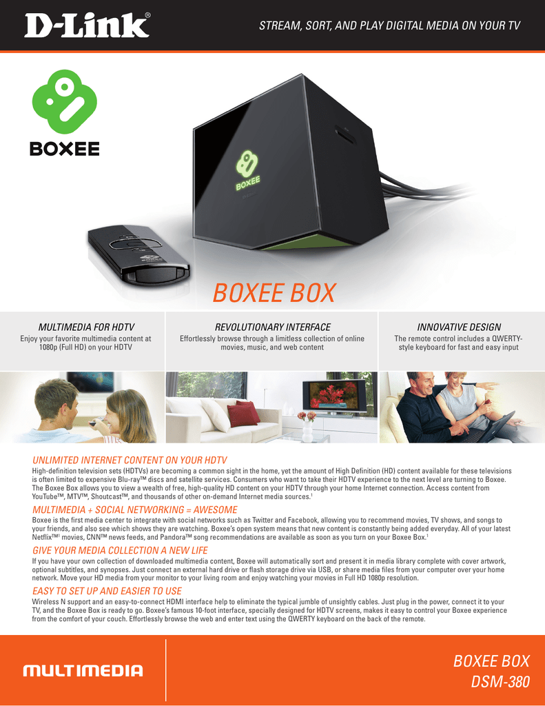 Boxee Box Dlink User Manual newrs