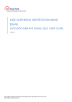 HGC Hosted Exchange Email Outlook Web App (OWA) 2013 User Guide