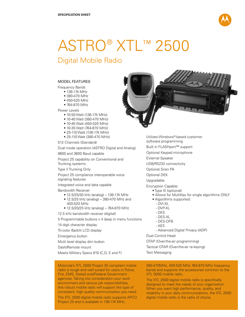 Motorola Astro Xtl 2500 Wiring Diagram - Wiring Diagram