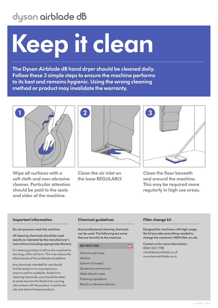 Cleaning guide. Дайсон Airblade мануал. Dyson Airblade Wash+Dry схема электрическая. Монтажная схема Dyson ab14. Dyson Airblade ab10 инструкция по установке.