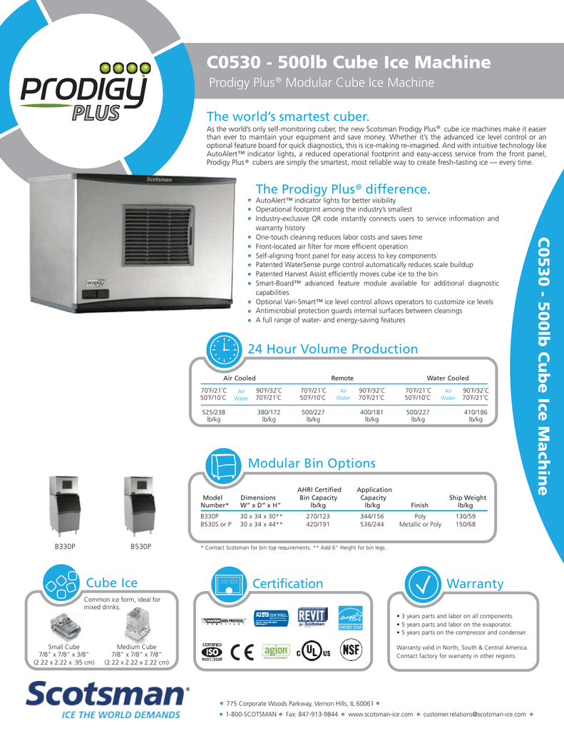 c0530 prodigy plus