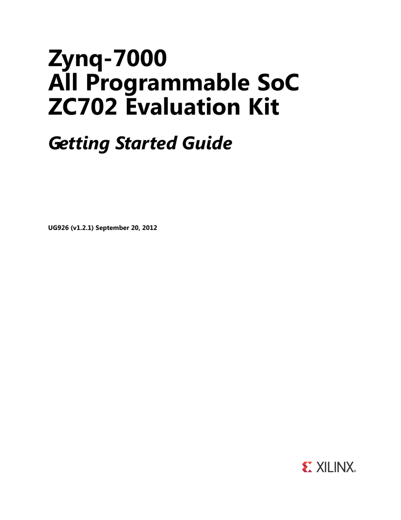 Xilinx documentation Manualzz