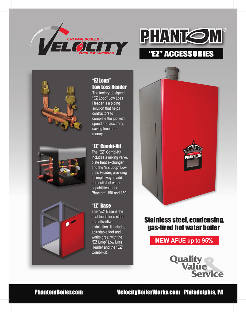 phantom combi boiler