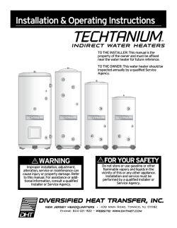 DHT Techtanium TT-79 - Installation manual, Operating instructions |  manualzz.com