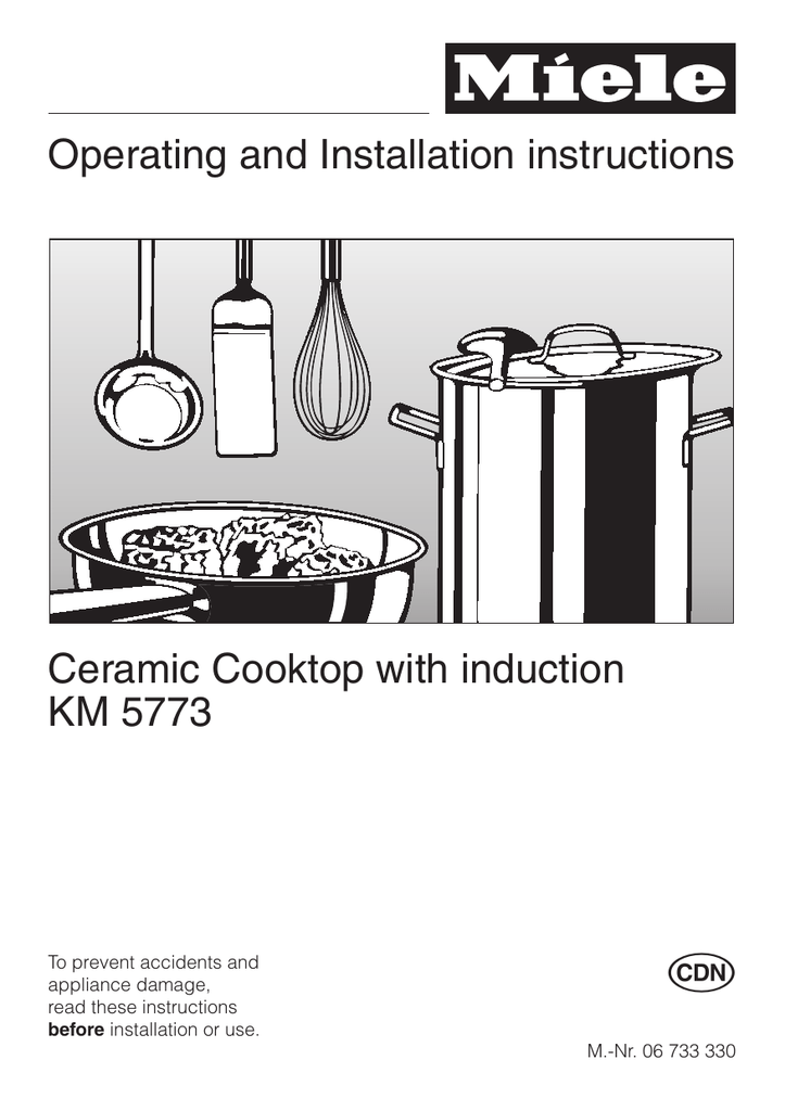 Miele Induction Cooktop Manual Km5773 Manualzz