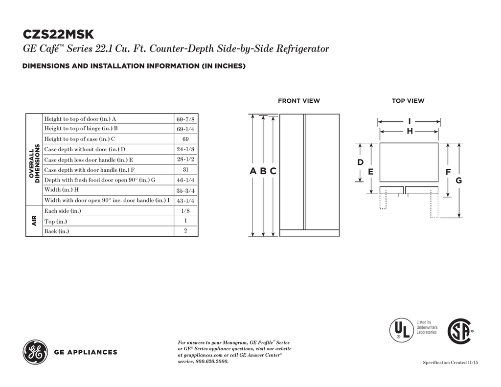 ge czs22mskss