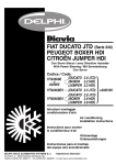 DELPHI Diavia Air Conditioning System Installation Instructions