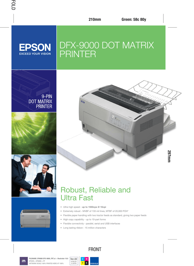 fastest dot matrix printer