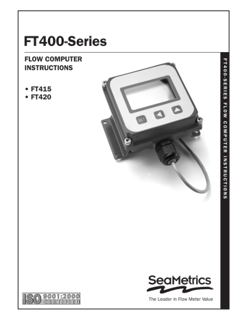 FT400 Series Display | Manualzz
