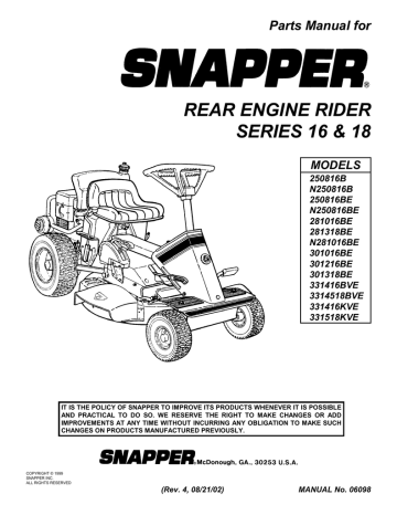 Snapper sr1433 carburetor hot sale