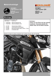 Engine guard Tiger Explorer 1200 assembly instructions