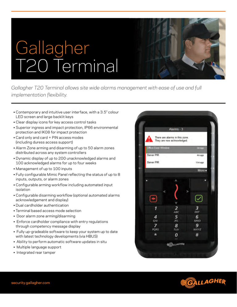 Gallagher T20 Terminal Manualzz