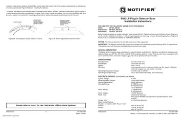 Notifier B612lp Installation Instructions Manualzz