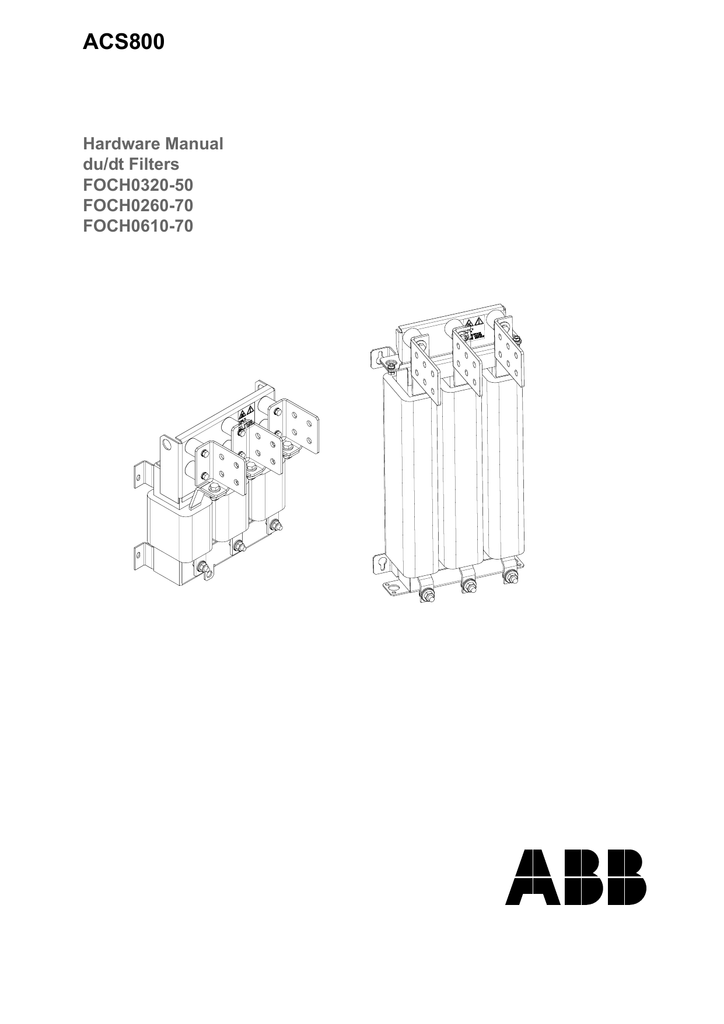 ABB ACS 800 Series Hardware Manual | Manualzz