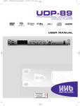 HHB UDP-89 User manual