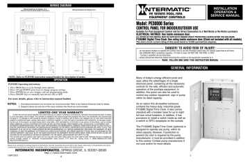 Intermatic PE30000 Series Installation, Operation & Service Manual | Manualzz Intermatic T8845PV Wiring-Diagram Manualzz