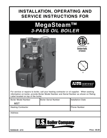 Burnham Megasteam Manual Manualzz, Burnham Steam Boiler Wiring Diagram