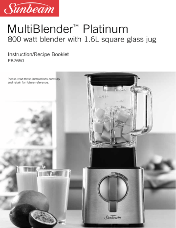 sunbeam multiblender pro 800 watt