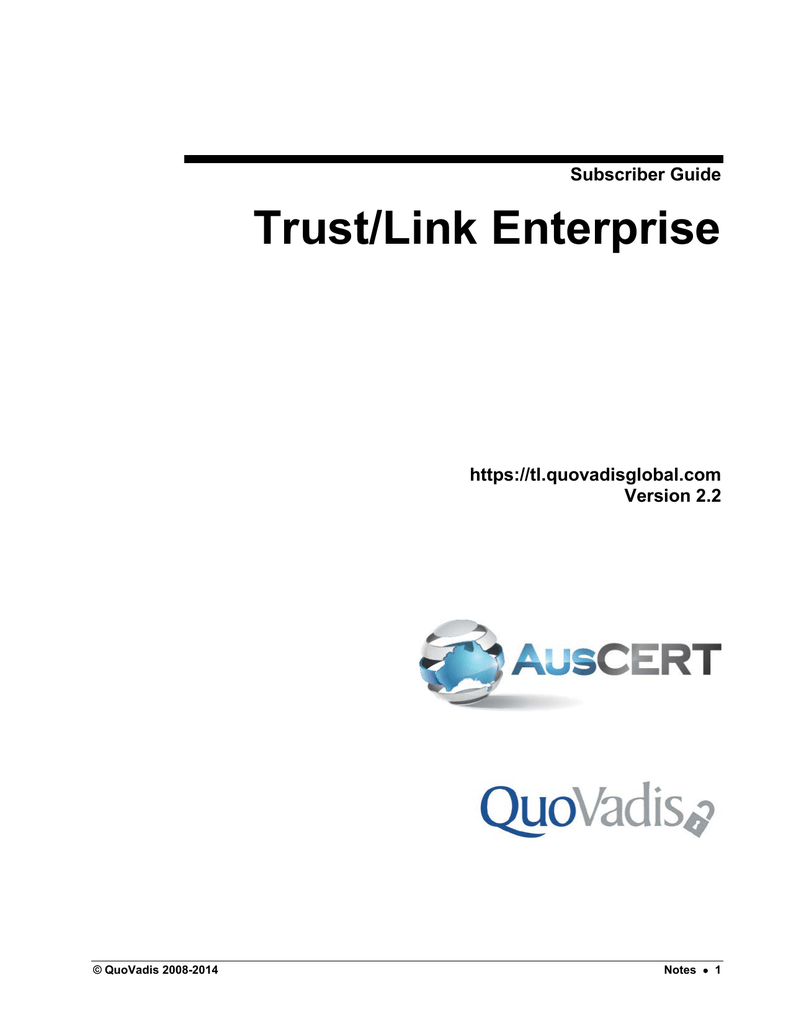 trustlink-enterprise-subscriber-guide-manualzz