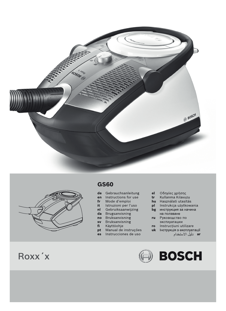 1 HEPA Filter Suitable For BOSCH BSGL 52530 10 Vacuum Cleaner Bag 