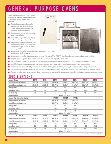 Ovens Brochure Manualzz