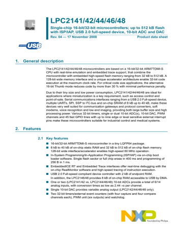 Memory Map Of Lpc2148 Lpc2148 Datasheet | Manualzz