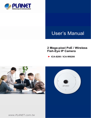 PLANET ICA-8200 User's manual | Manualzz