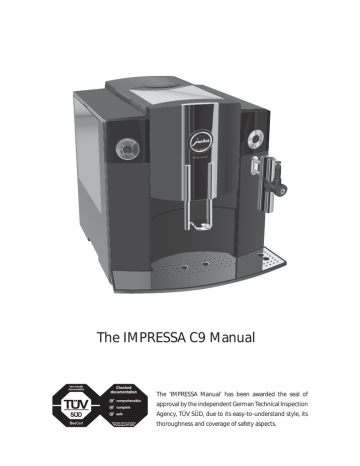 Jura Impressa C9 | Manualzz
