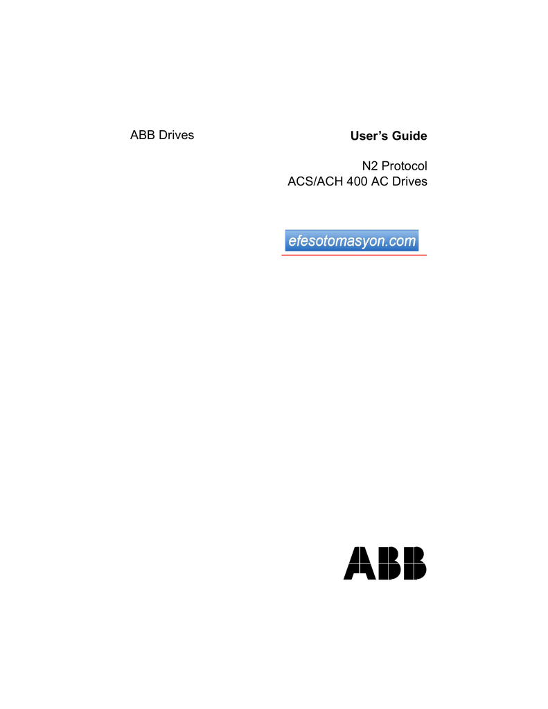 Abb Acs 400 User Manual Manualzz