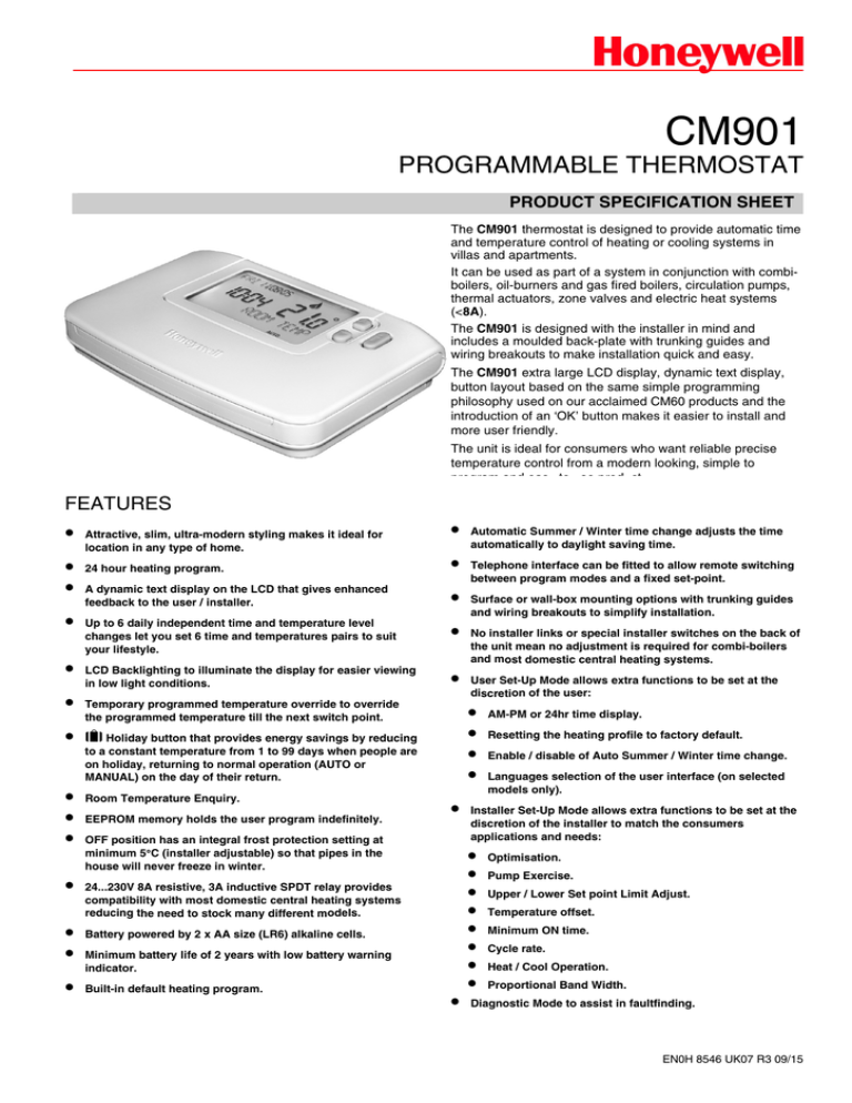 Cm901 Product Specification Manualzz