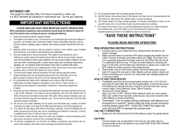 Comfort Home Products SeasonsComfort ECH400 manual