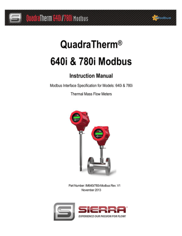 QuadraTherm 640i/780i Modbus Manual | Manualzz