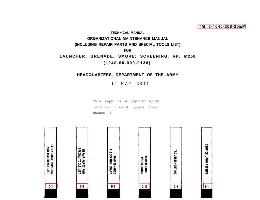 TM 3 1040 268 20 and P Manualzz