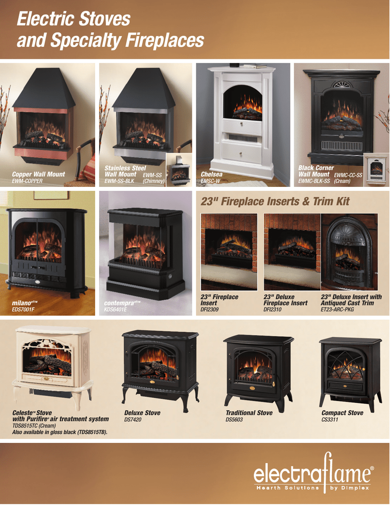 Electric Stoves And Specialty Fireplaces 23 34 Fireplace Inserts