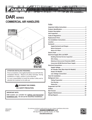 daikin installation manual pdf