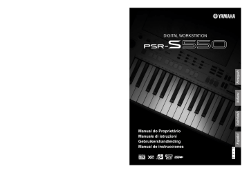 Nederlandstalige handleiding Yamaha PSR S550 | Manualzz