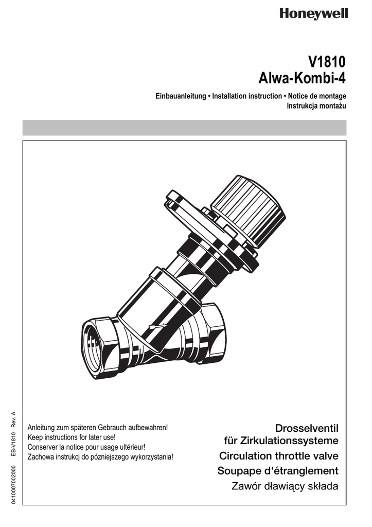 Kombi 4 Installation Guide | Manualzz