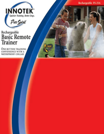 Free spirit outlet remote trainer manual