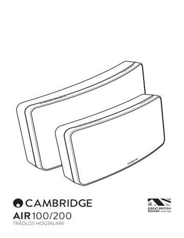 Cambridge Audio Air V2 Användarmanual | Manualzz