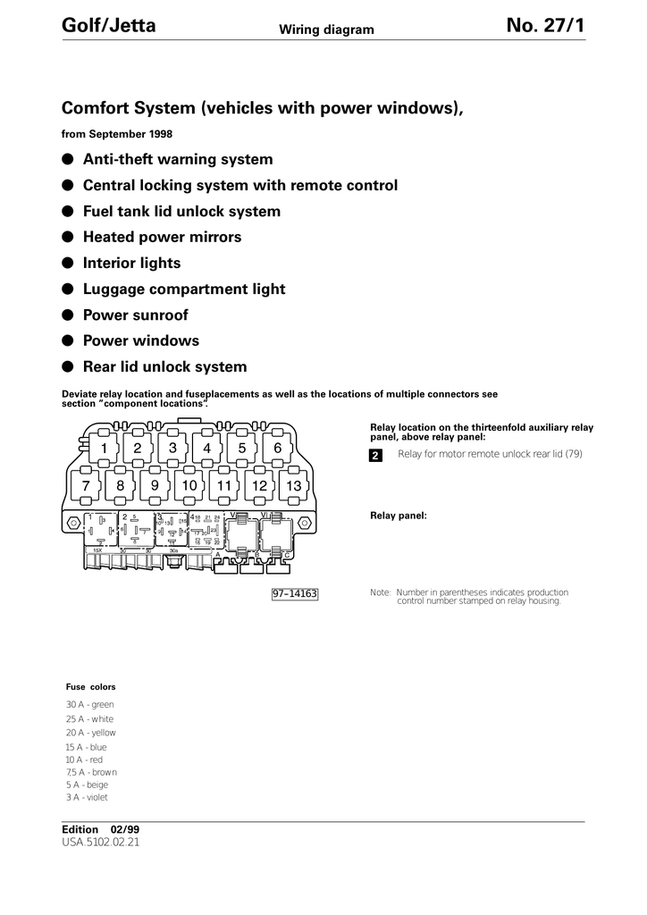 2003 Passat Station Wagon Passanger Door Power Window Wiring Diagram from s1.manualzz.com