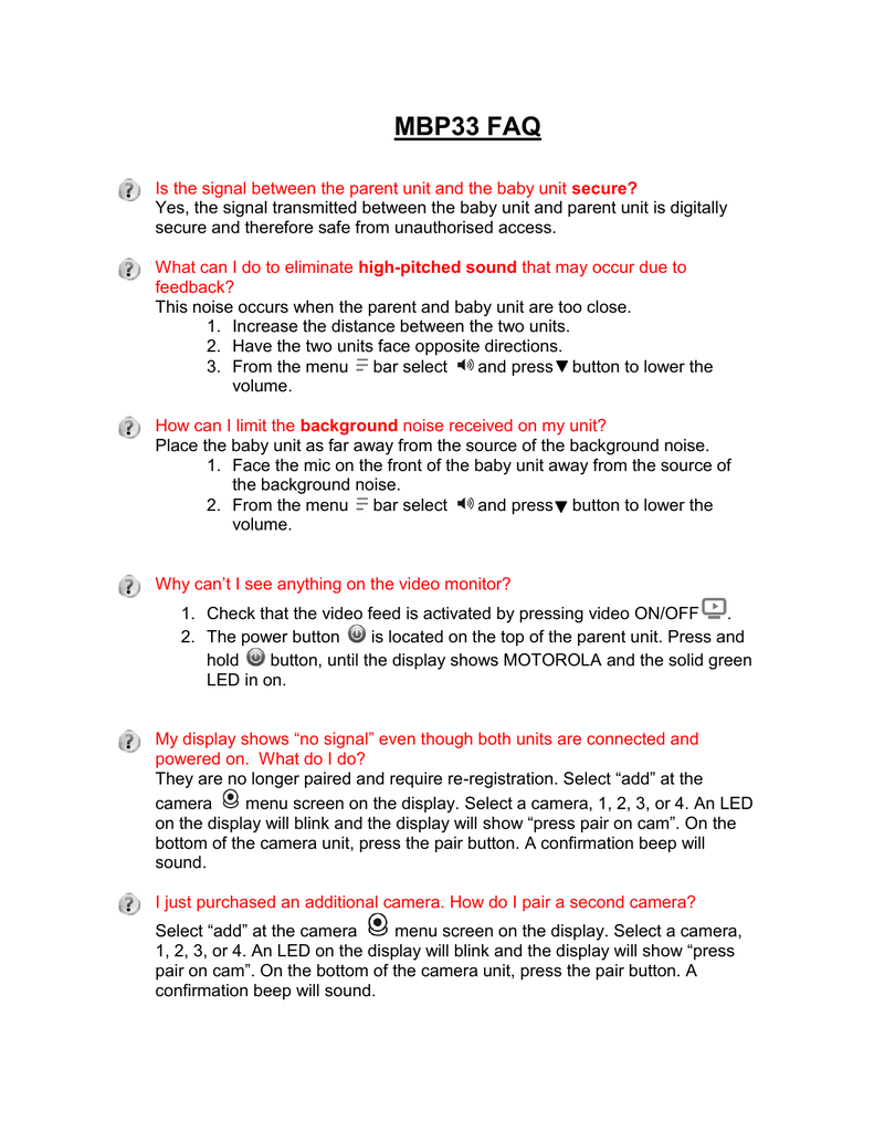 baby monitor beeping noise